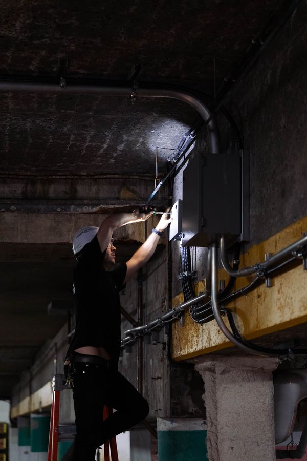 Installation en hauteur — Stationnement souterrain