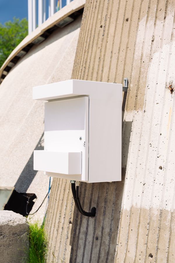 Coffret extérieur — Installation terminée